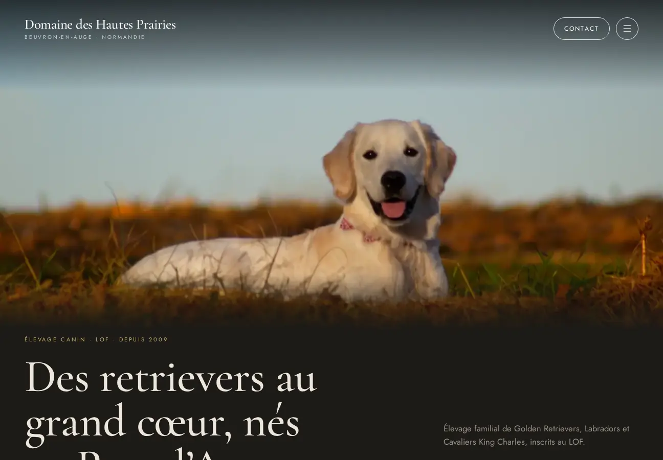 Aperçu du template : domaine-des-hautes-prairies.elevage-studio.fr